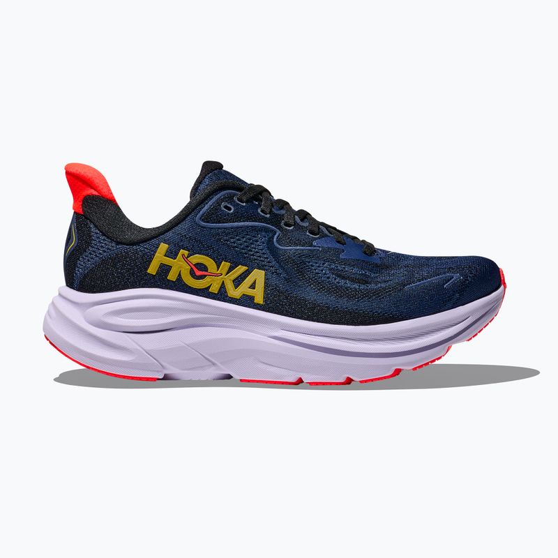 Buty do biegania damskie HOKA Clifton 10 midnight blue/starlight glow 3
