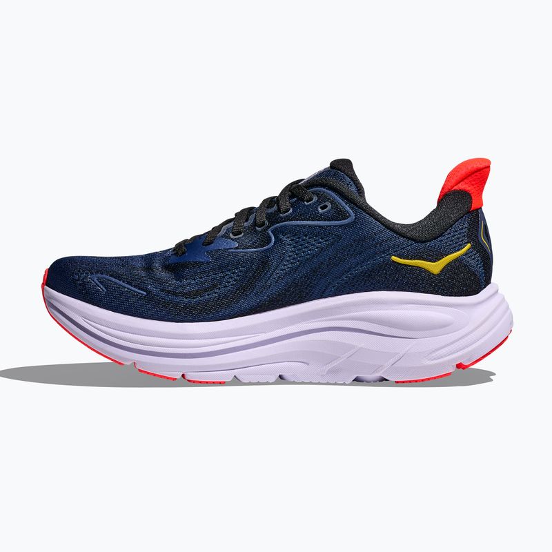 Buty do biegania damskie HOKA Clifton 10 midnight blue/starlight glow 4