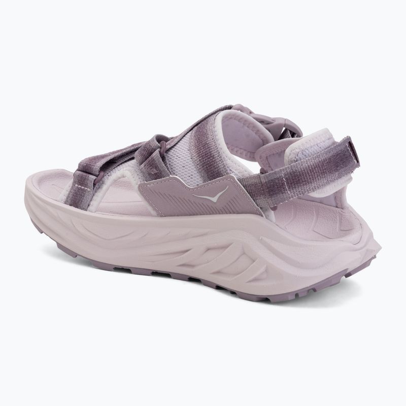 Sandały damskie HOKA Infini Hike TC fragrant lilac/lilac cream 3