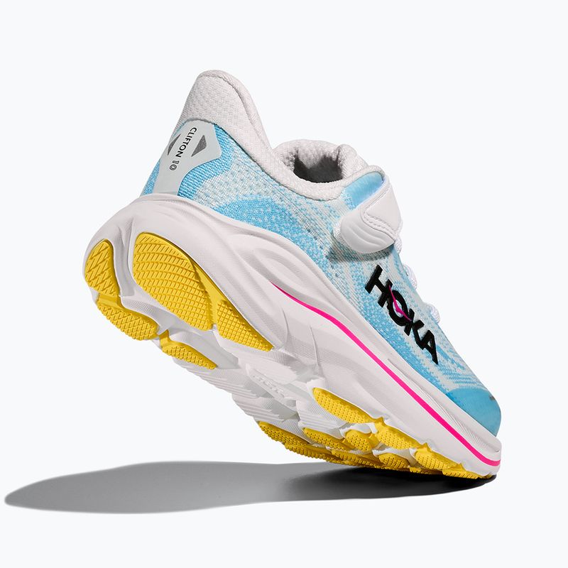 Buty do biegania dziecięce HOKA Clifton 10 frost/soaring blue 5