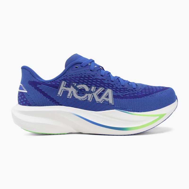 Buty do biegania męskie HOKA Mach 7 cobalt blue/neon green 2