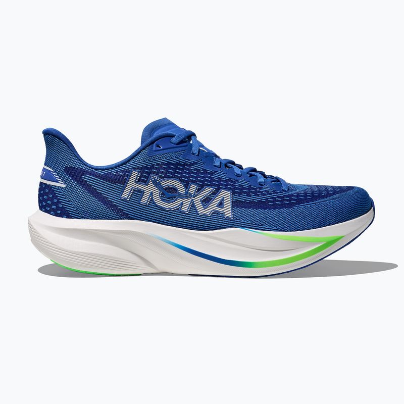 Buty do biegania męskie HOKA Mach 7 cobalt blue/neon green 3