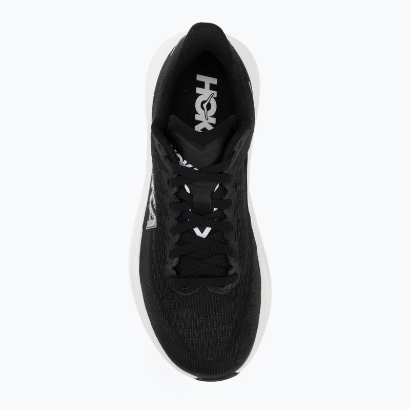 Buty do biegania damskie HOKA Mach 7 black/white 5