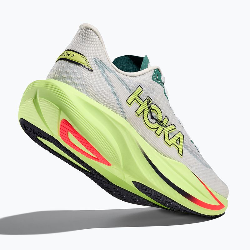 Buty do biegania damskie HOKA Mach 7 frost/neon yuzu 5
