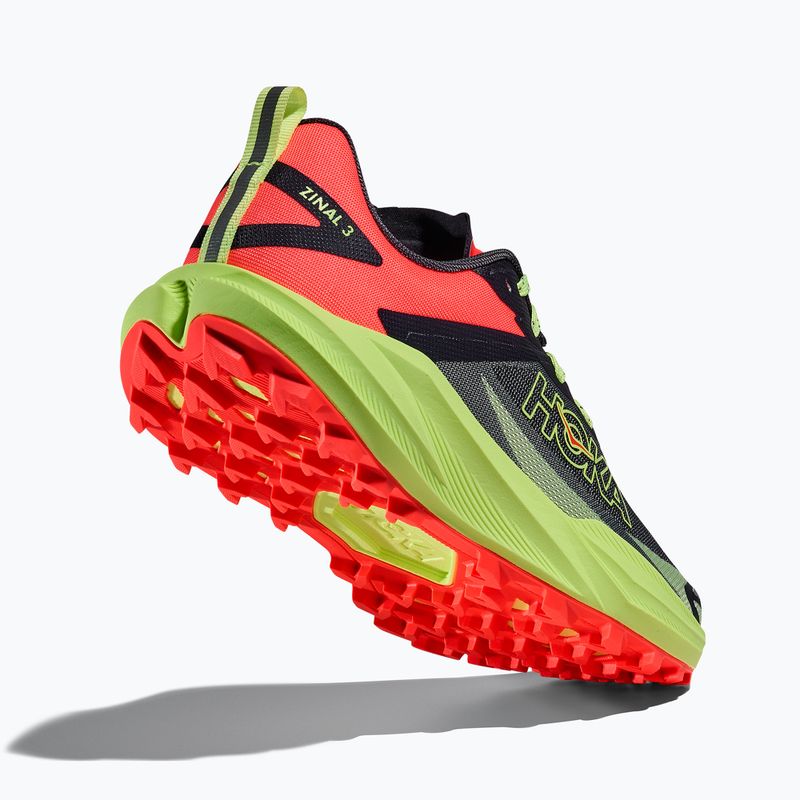 Buty do biegania damskie HOKA Zinal 3 squid ink/neon yuzu 5