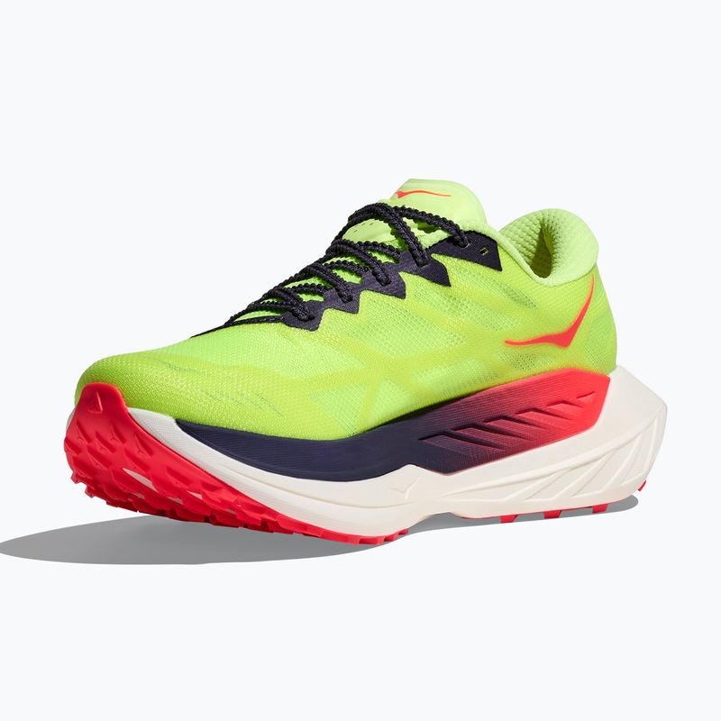 Buty do biegania męskie HOKA Rocket X Trail neon Yuzu/neon flame 2