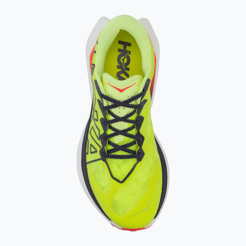 Buty do biegania męskie HOKA Rocket X Trail neon Yuzu/neon flame 5