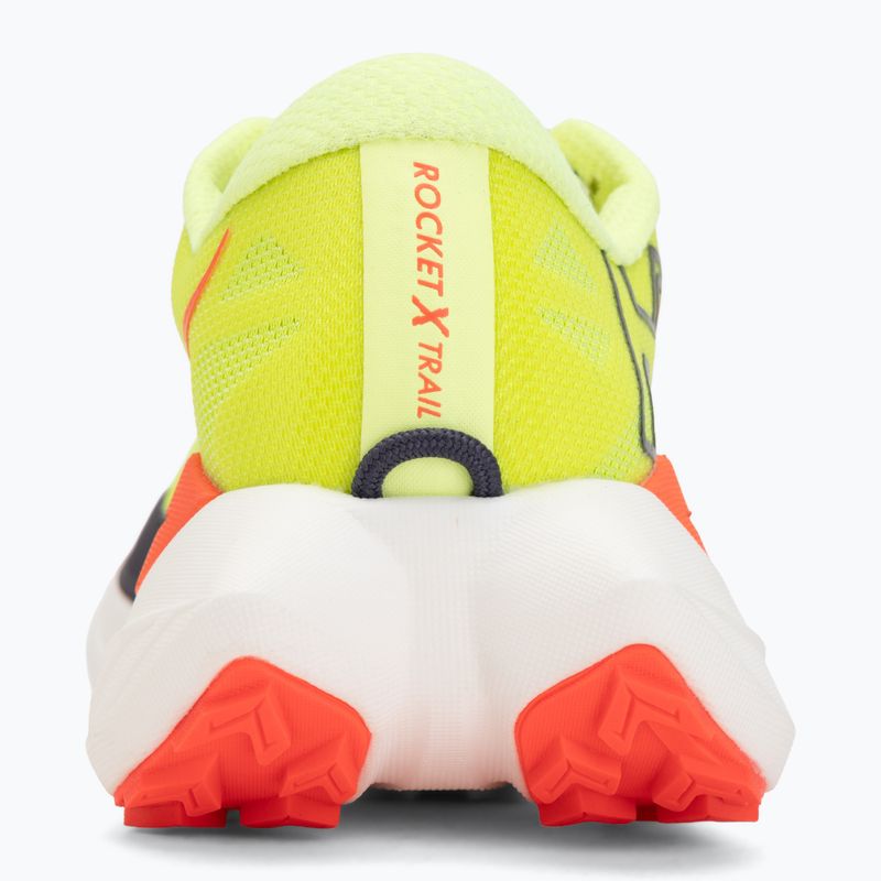 Buty do biegania damskie HOKA Rocket X Trail neon yuzu/neon flame 6