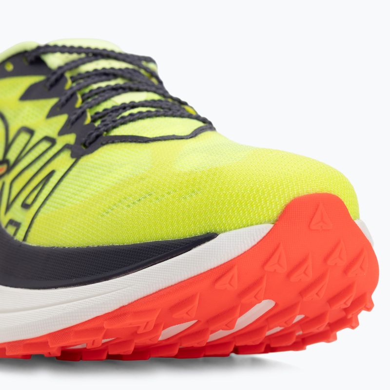 Buty do biegania damskie HOKA Rocket X Trail neon yuzu/neon flame 7