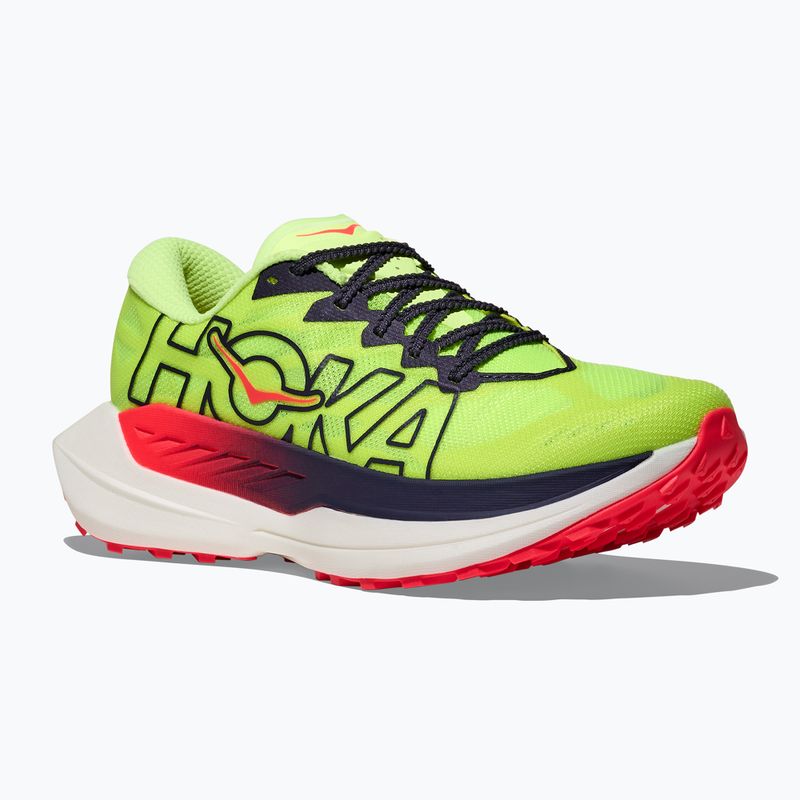 Buty do biegania damskie HOKA Rocket X Trail neon yuzu/neon flame