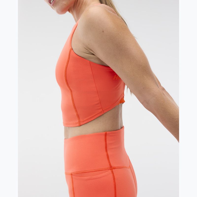 Biustonosz treningowy HOKA Elaro Crop bell pepper 5