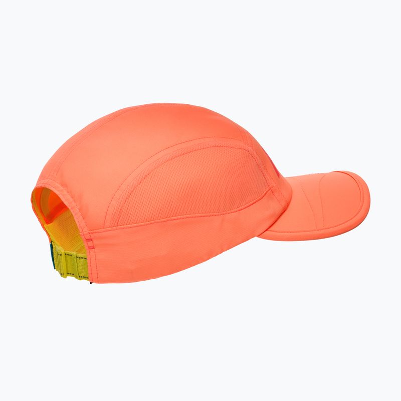 Czapka z daszkiem HOKA Run neon cantaloupe 2