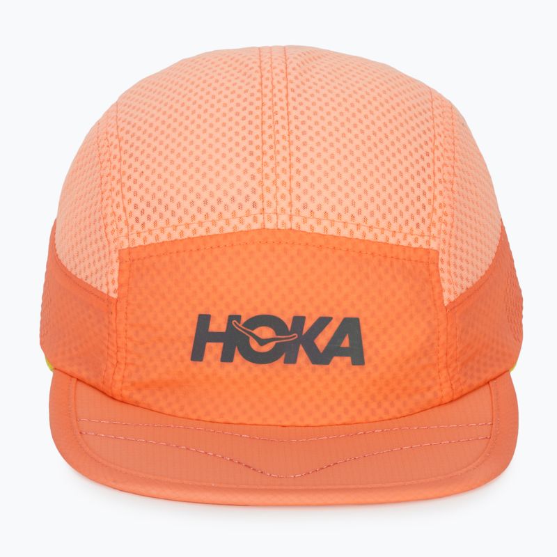 Czapka z daszkiem HOKA Trail Race neon cantaloupe 2