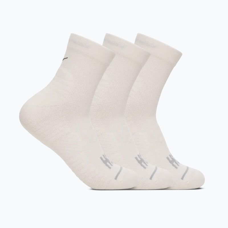 Skarpety HOKA Quarter Run Sock 3-Pack white/white/white