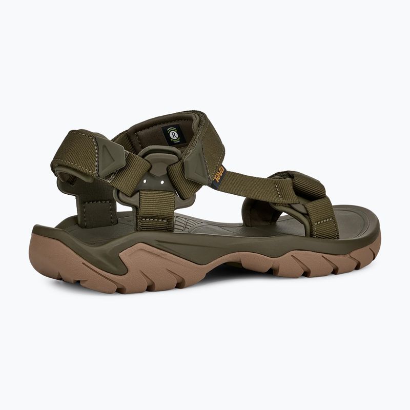 Sandały męskie Teva Terra Fi 5 Universal dark olive/honey brown 2
