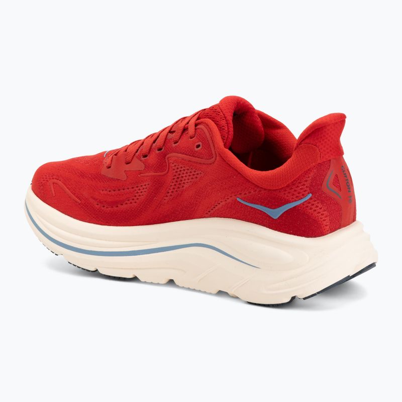 Buty do biegania męskie HOKA Clifton 10 vermillion/varsity navy 3