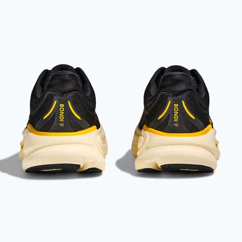 Buty do biegania męskie Hoka Bondi 9 carbon black/yellow gold 6