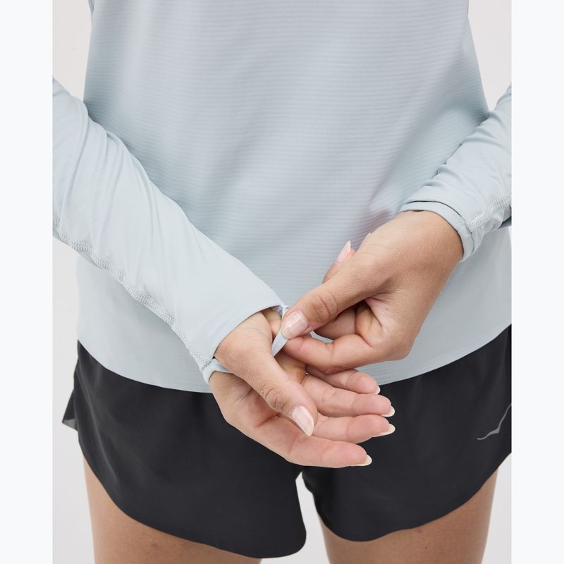 Bluza do biegania damska HOKA GlideTech Quarter Zip mineral blue 5