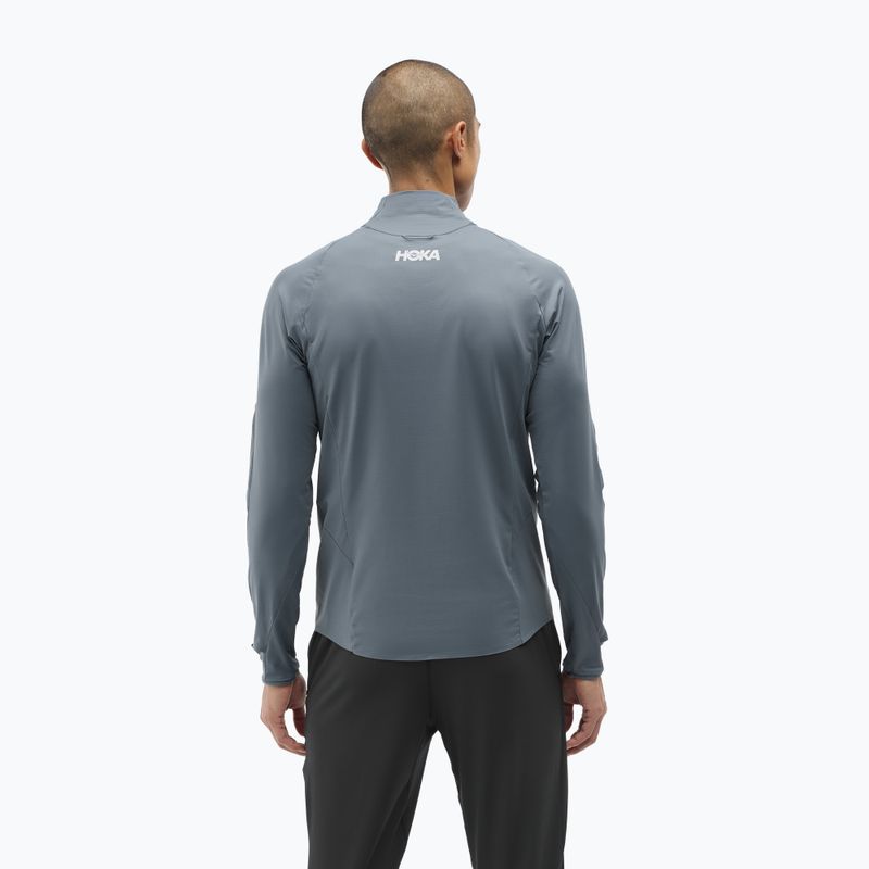 Bluza do biegania męska HOKA GlideTech Quarter Zip faded navy 3