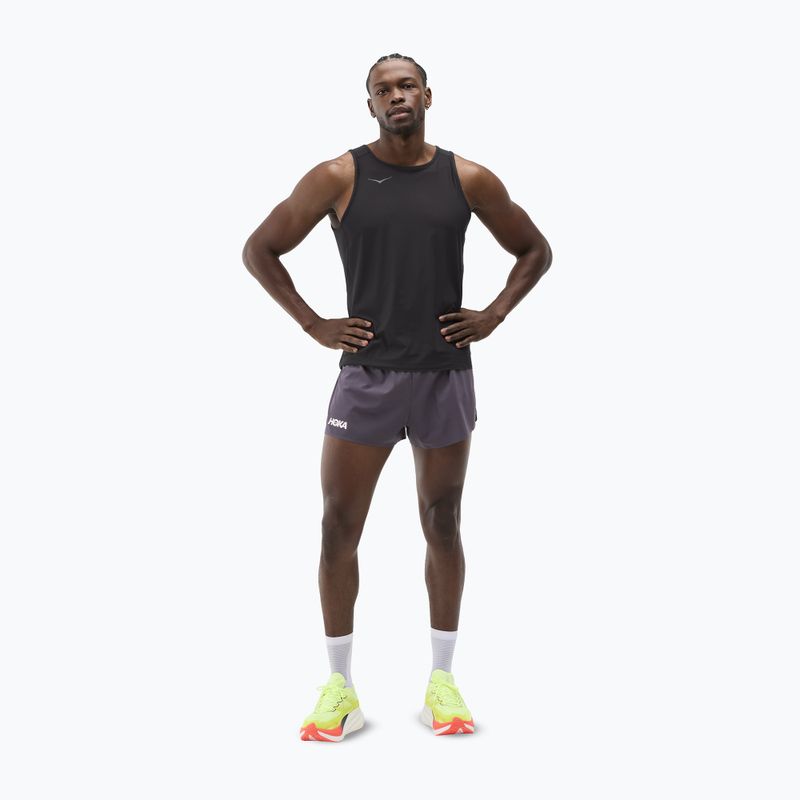 Spodenki do biegania męskie HOKA Race Day Split squid ink 2
