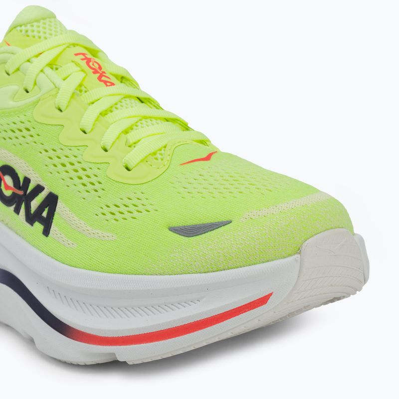 Buty do biegania męskie HOKA Bondi 9 Wide neon yuzu/sunlight 7