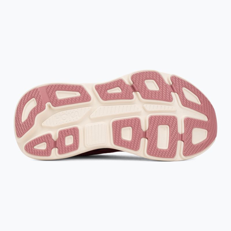 Buty do biegania damskie HOKA Bondi 9 Wide lingonberry/cranberry 4