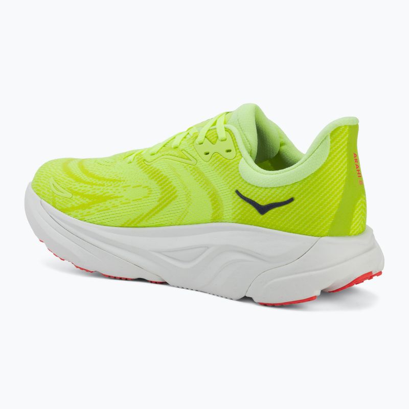 Buty do biegania męskie HOKA Arahi 8 Wide neon yuzu/neon flame 3