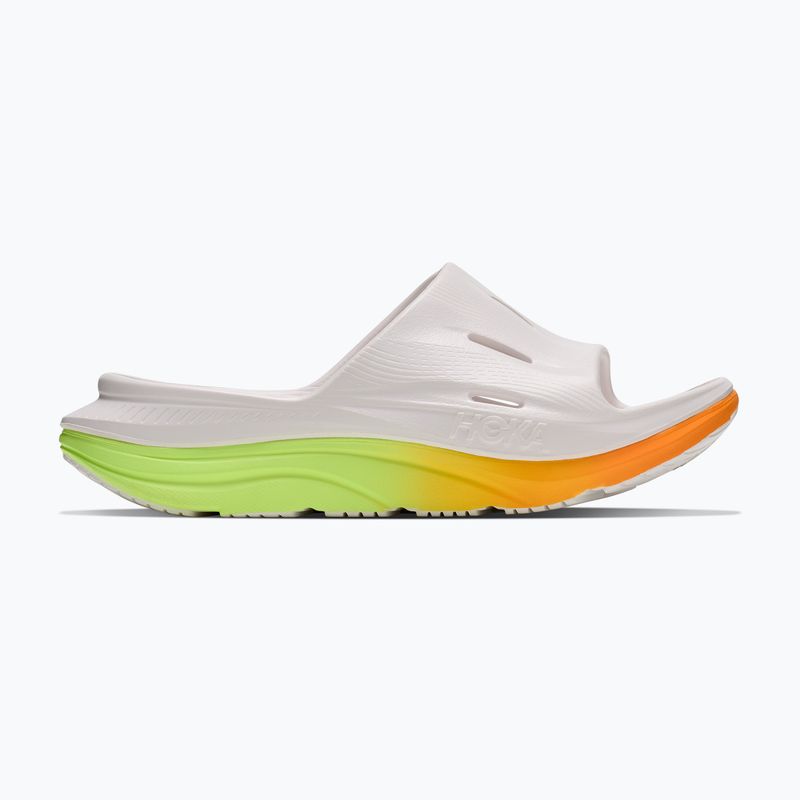 Klapki HOKA Ora Recovery Slide 3 white/neon yuzu 2