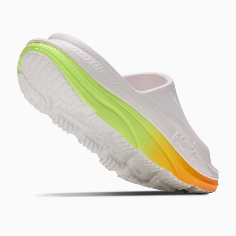 Klapki HOKA Ora Recovery Slide 3 white/neon yuzu 5
