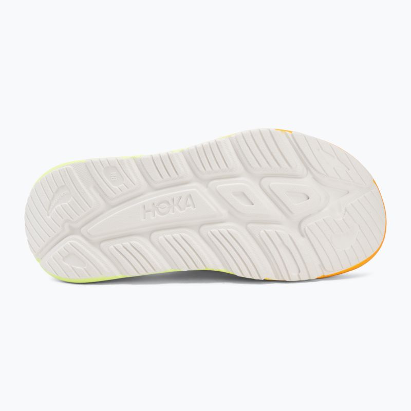 Klapki HOKA Ora Recovery Slide 3 white/neon yuzu 4