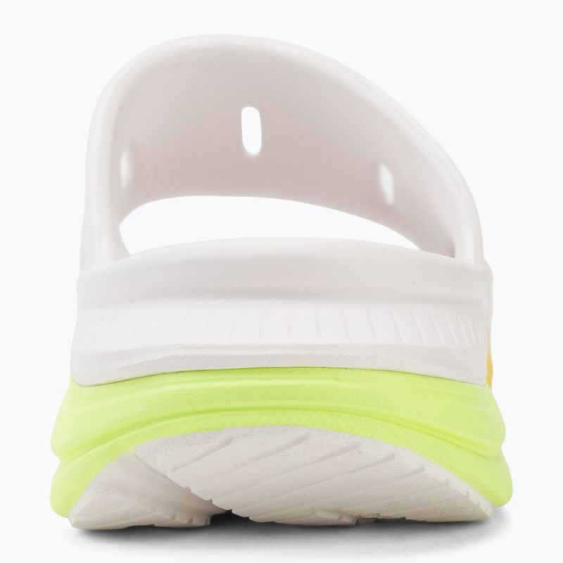 Klapki HOKA Ora Recovery Slide 3 white/neon yuzu 6