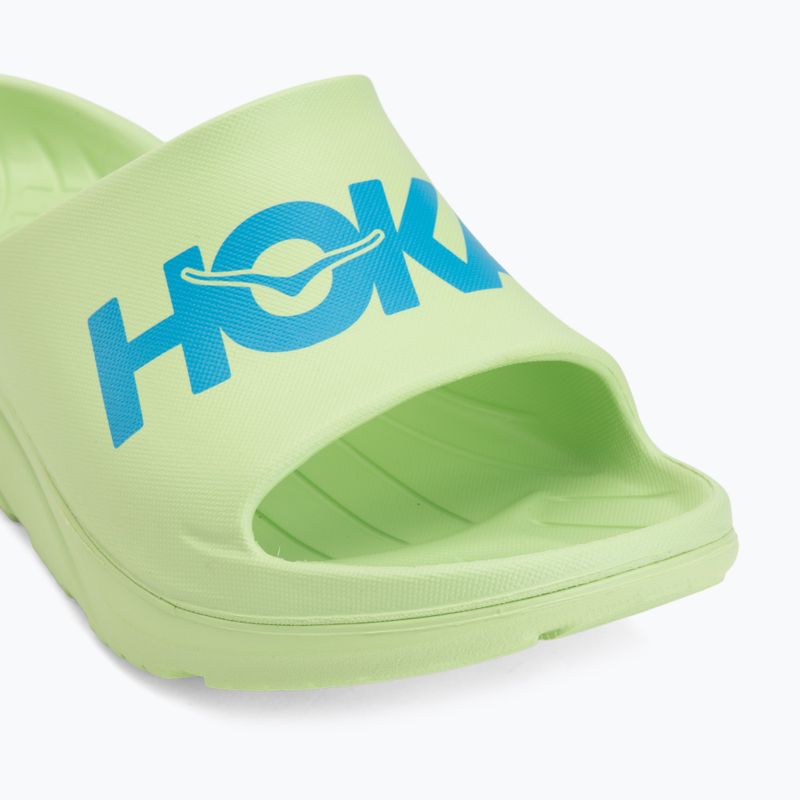 Klapki HOKA Ora Athletic tart apple/skyward blue 7