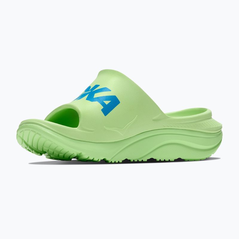 Klapki HOKA Ora Athletic tart apple/skyward blue 4