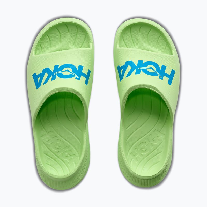 Klapki HOKA Ora Athletic tart apple/skyward blue 7