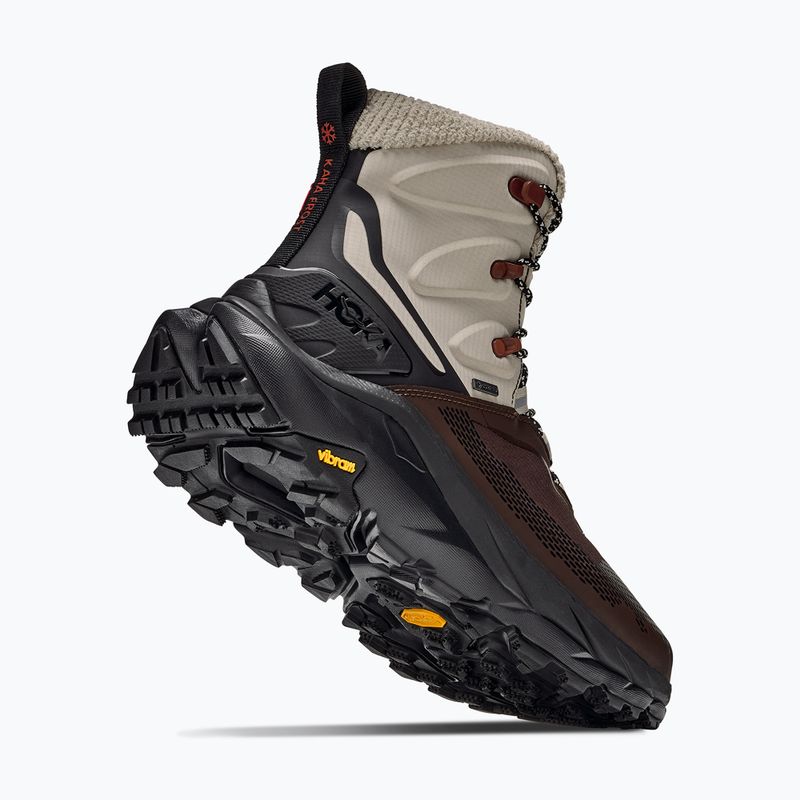 Buty trekkingowe męskie HOKA Kaha 2 Frost GTX river rock grey/black 5