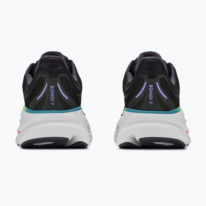 Buty do biegania męskie HOKA Bondi 9 black/neon yuzu 4