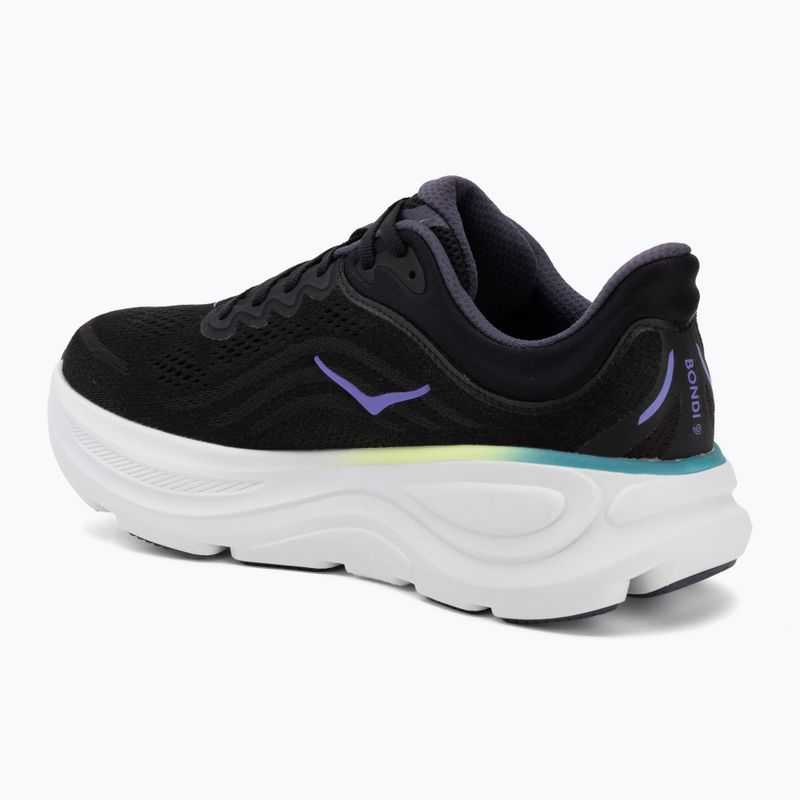 Buty do biegania męskie HOKA Bondi 9 black/neon yuzu 3