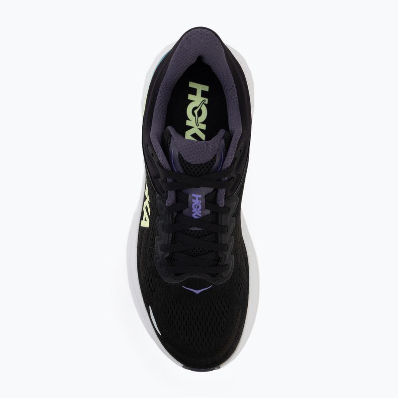 Buty do biegania męskie HOKA Bondi 9 black/neon yuzu 5