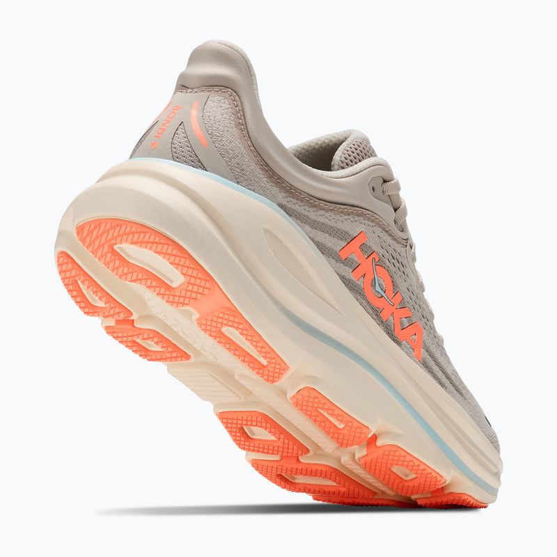 Buty do biegania damskie HOKA Bondi 9 Wide river rock grey/mineral ore 3