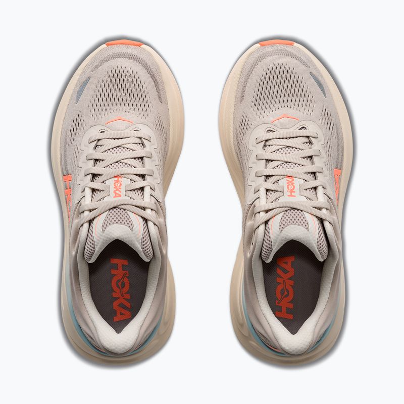 Buty do biegania damskie HOKA Bondi 9 Wide river rock grey/mineral ore 5