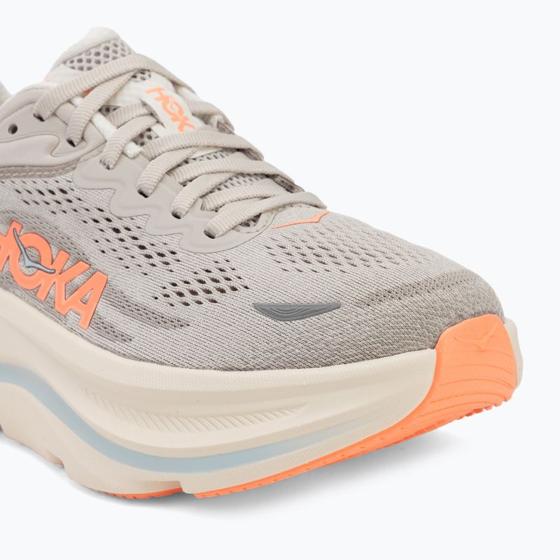 Buty do biegania damskie HOKA Bondi 9 Wide river rock grey/mineral ore 7