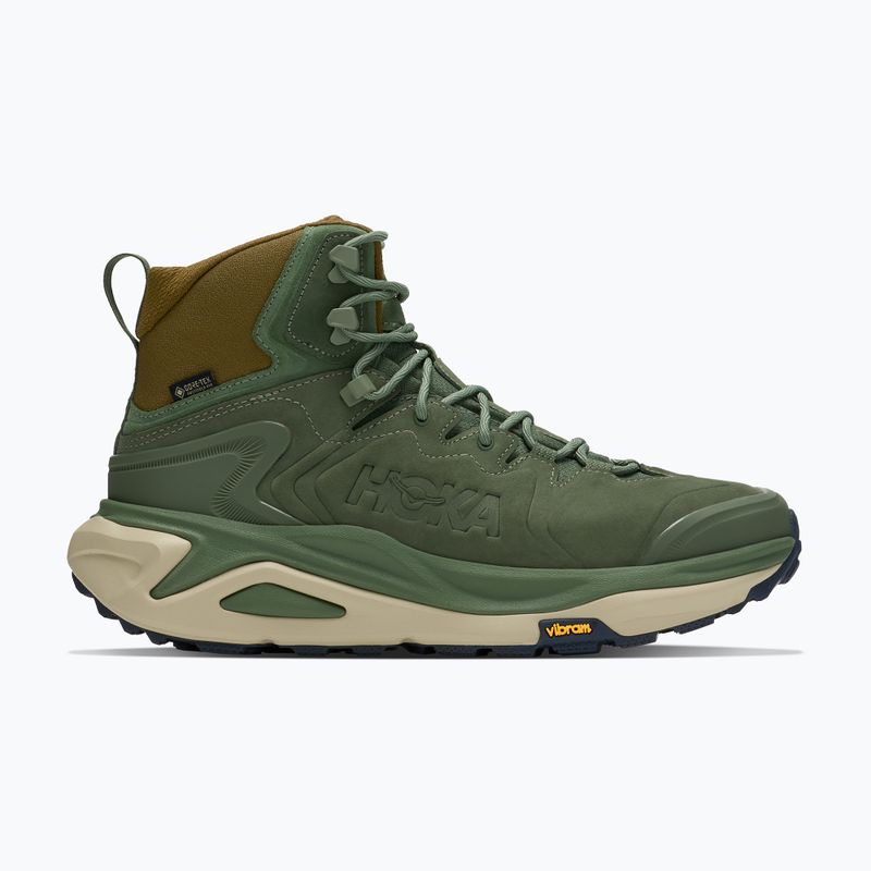 Buty turystyczne męskie Hoka Kaha 3 GTX nettle leaf/barley flour 2
