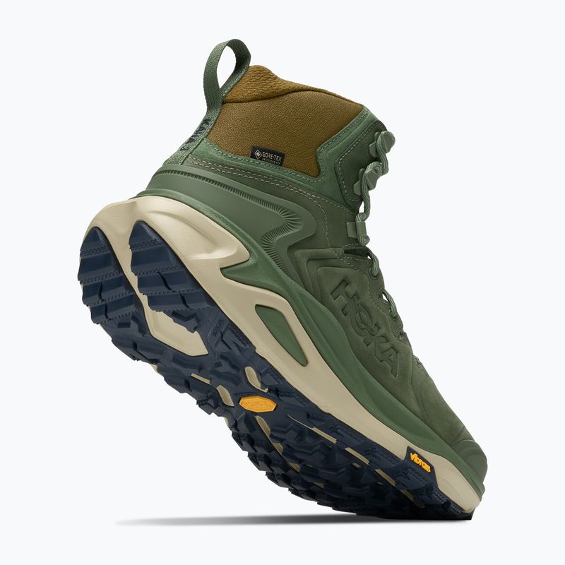 Buty turystyczne męskie Hoka Kaha 3 GTX nettle leaf/barley flour 5