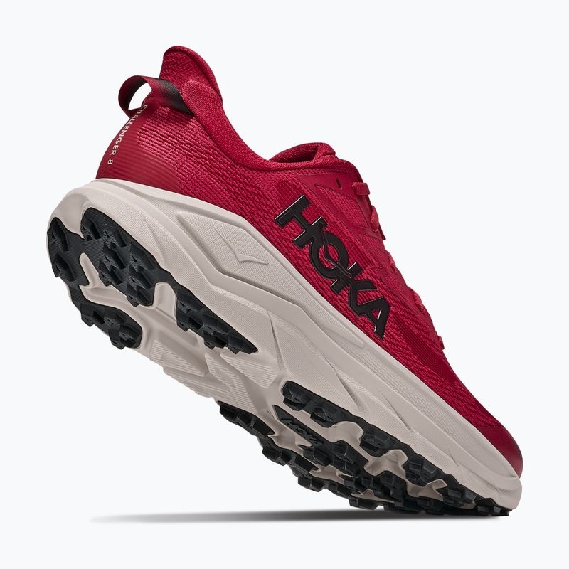 Buty do biegania męskie HOKA Challenger 8 red agate/river rock grey 3
