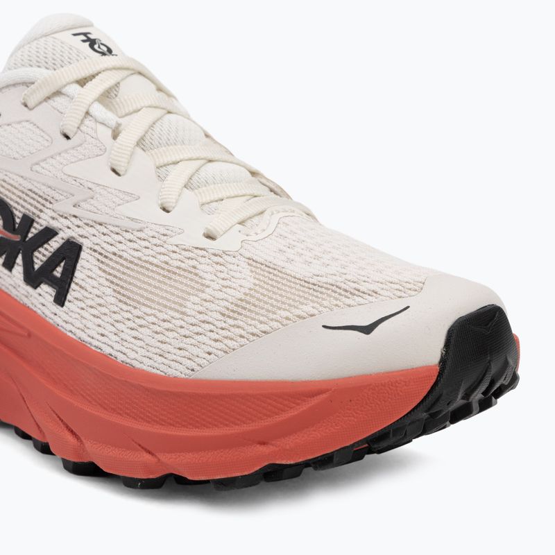 Buty do biegania damskie HOKA Challenger 8 alabaster/burnt red 7