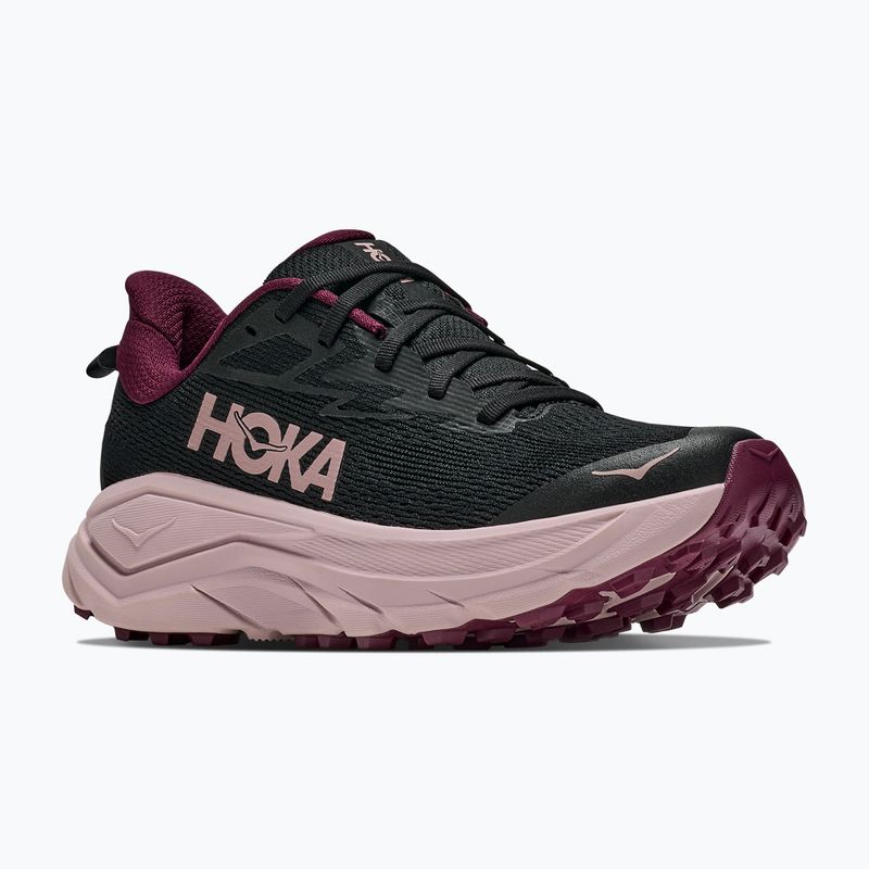 Buty do biegania damskie HOKA Challenger 8 black/pink opal