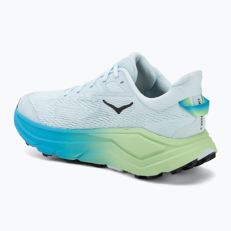 Buty do biegania damskie HOKA Challenger 8 glimmering blue/tart apple 3