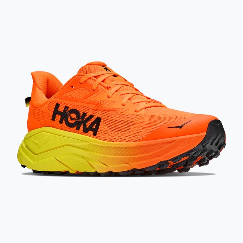 Buty do biegania męskie HOKA Challenger 8 Wide neon tangerine/hoka citrus