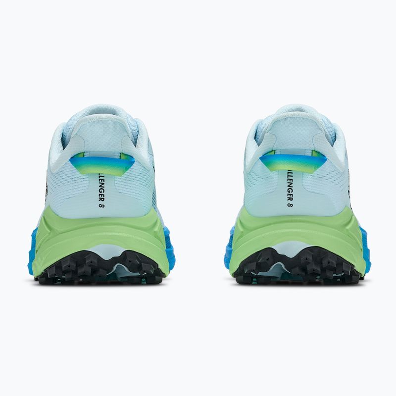 Buty do biegania damskie HOKA Challenger 8 Wide glimmering blue/tart apple 4