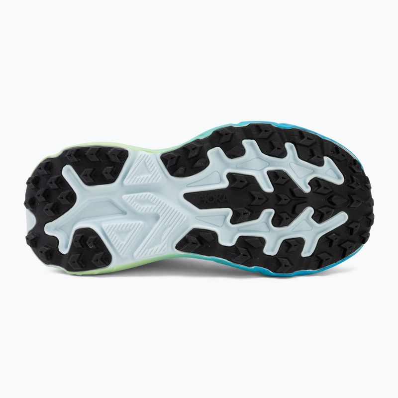 Buty do biegania damskie HOKA Challenger 8 Wide glimmering blue/tart apple 4
